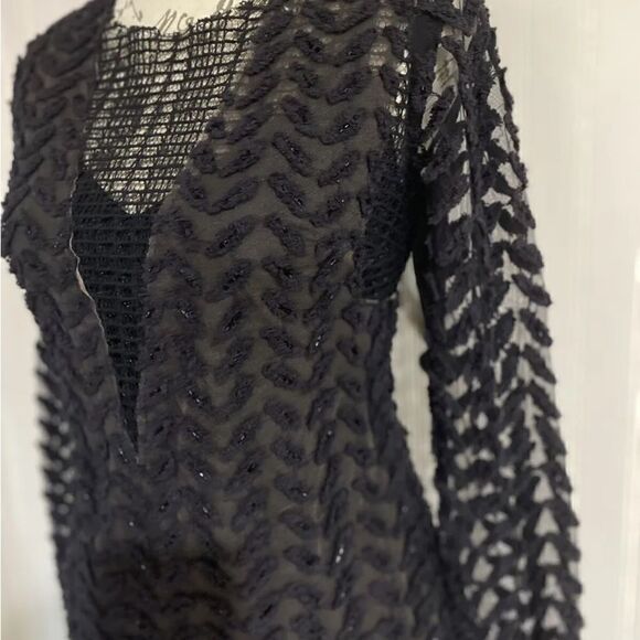 Tracy Reese Black Label Shera Black Formal Dress - Picture 2 of 7